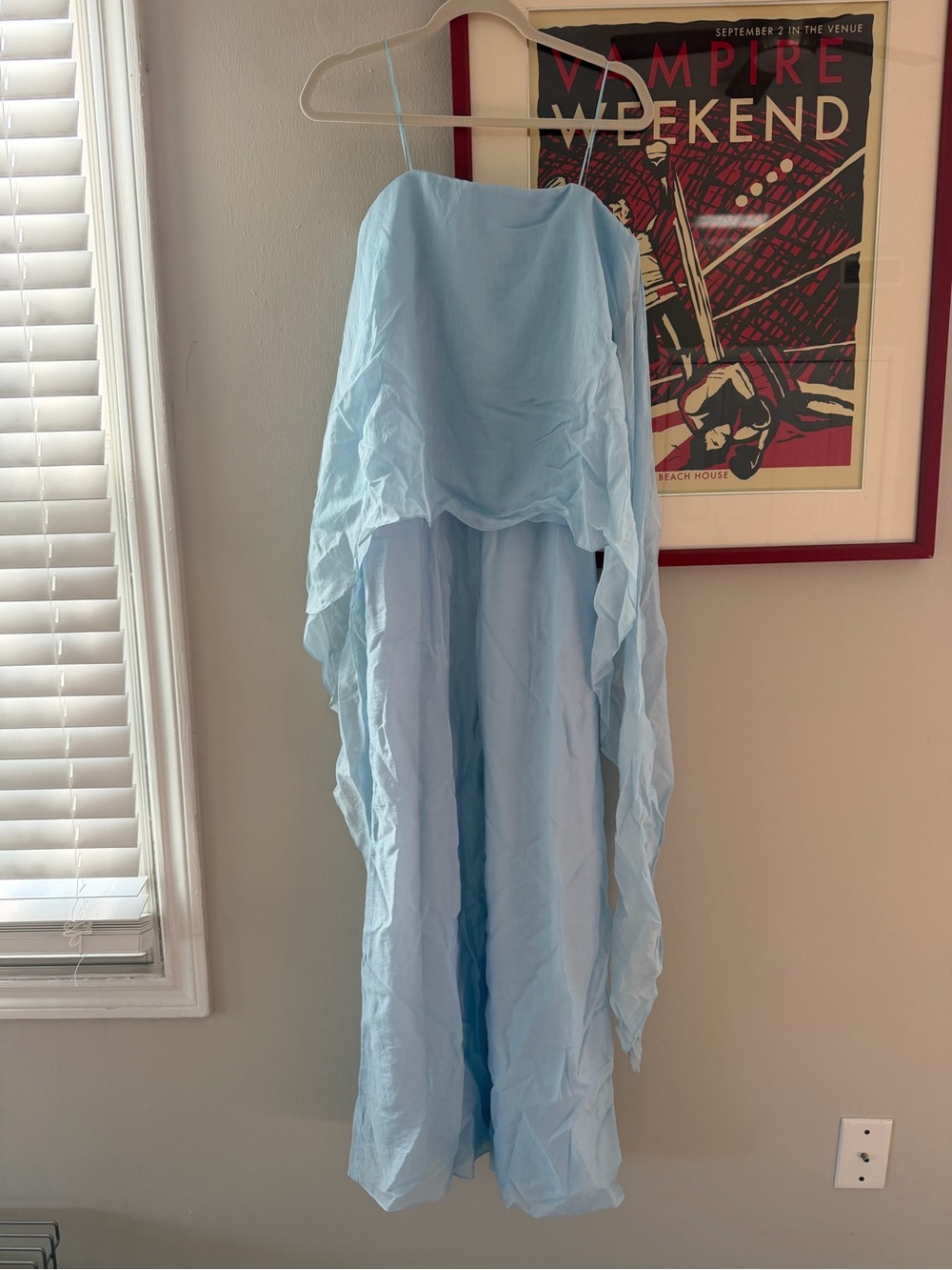 Amanda Uprichard Blue Jenny Jumpsuit M New